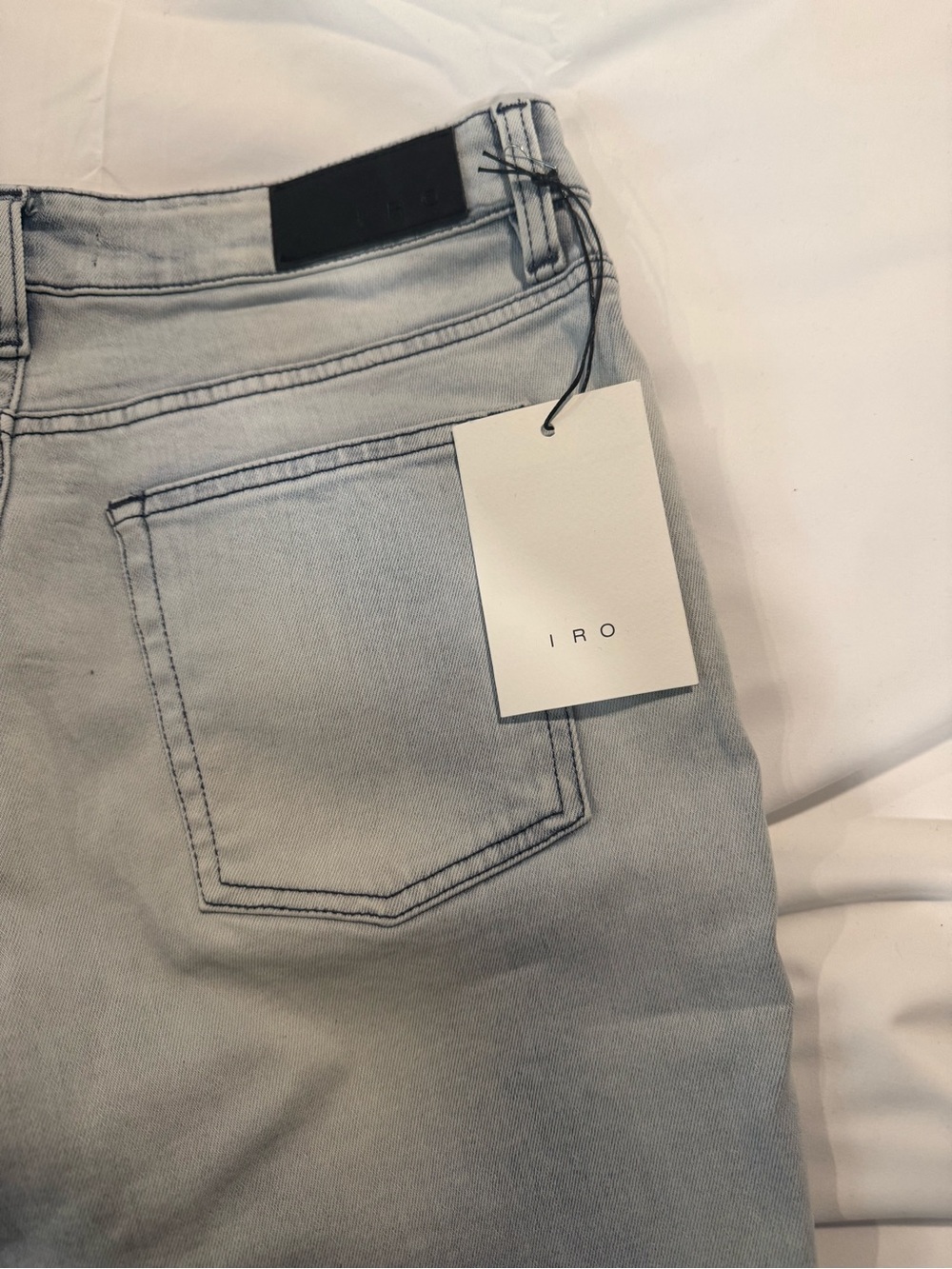 IRO Men’s Skinny Jeans Light Wash Blue Denim Size 30 NWT